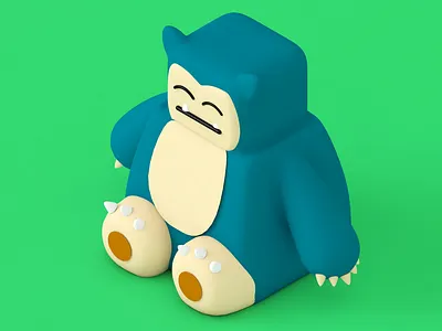 Pokémon as Cubes 3d character character design design dribbble graphic design illustration