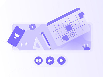 App walkthrough illustrations app onboarding education figma icon illustration illustrator planner study ui cards walkthrough