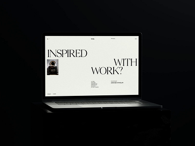 Von Heilig animation branding header interactive motion graphics typography ui website