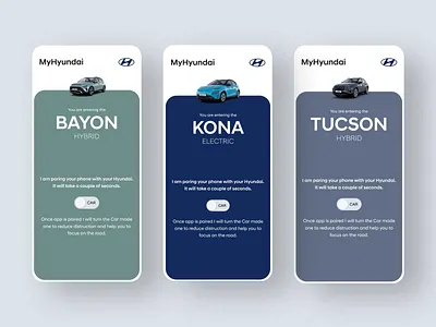 Infotainment car app for Hyundai - UX and UI workshops results automotive branding design grey iteo mobile ui