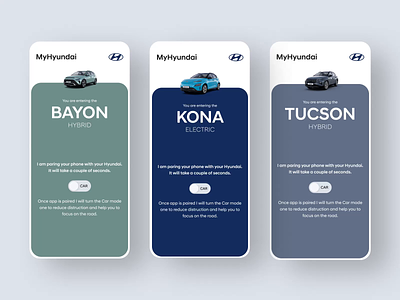 Infotainment car app for Hyundai - UX and UI workshops results automotive branding design grey iteo mobile ui