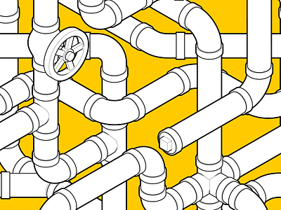 Infinite Pipe Pattern adobe aftereffects adobe illustrator gif infinite instructional design isometric isometric design isometric graphics loop motiongraphics pattern pipe plumber plumbing technical drawing technical graphics vector graphics