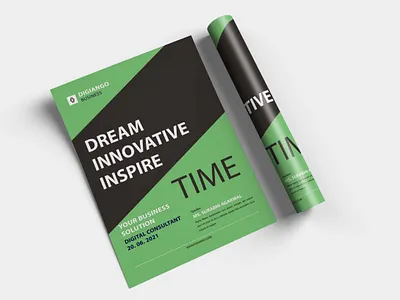 Free Business Solution Poster Design Template 3d animation book branding business color design free graphic design icon images latest logo new poster psd psd mockup solution template vector