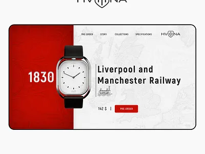 Landing Page "Hvilina" app design minimal motion graphics ui ux