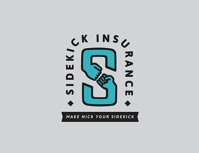 Sidekick Insurance Branding branding branding design design graphic design illustrated branding illustration illustration design insurance insurance branding insurance logo lettering lettering design logo