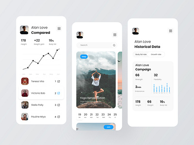 Sports recording app app branding colorful design illustration logo typography ui ux 视觉艺术