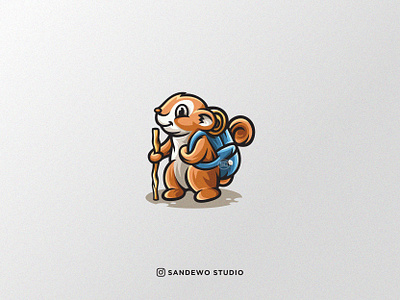 squirrel logo adventure adventurelogo art artwork awesome awesome creative logos business cartoon cartoon logo characterlogo design icon illustration logo logo design logodesign logotype squirrel squirrellogo vector vector logo