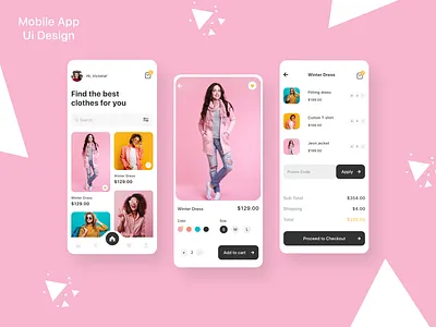Mobile App Ui app design branding design illustration landing page logo mobile app ui ui design ui ux