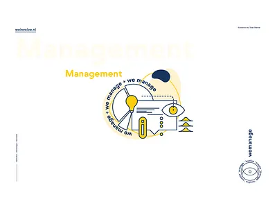 Management - weinvolve+ branding creative creative design design flat flat design flat illustration graphic design illustration illustration art illustrations illustrator less is more line art line illustration minimalistic minimalistic illustration yellow