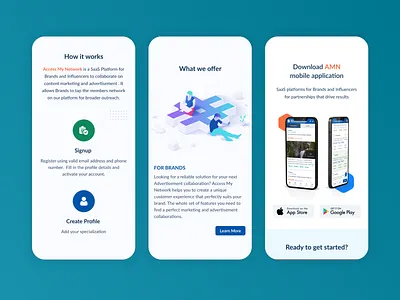Access my network Responsive design 2021 design flow homepage landing page mobile design responsive design treading user experience design ux