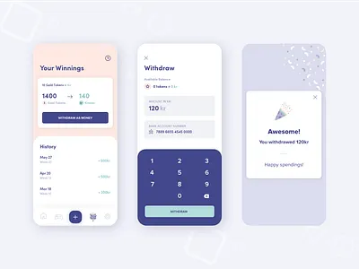 Funds Withdraw app bank account cash withdraw design financial app fintech flat funds ios mobile mobile app savings ui ui design ux design withdraw