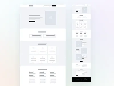 Agency Wireframe agency design figma homepage illustration landing page landing page design software software agency ui uilooks uiux ux website wireframe