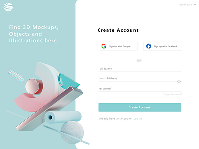 Signup branding graphic design illustration minimal ui ux web