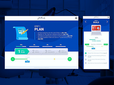 John Hancock Plan Onboarding Portal (Web and Mobile) company finance john hancock mobile mobileapp onboarding portal timeline uiux user experience user interface web website