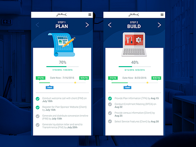 Mobile Version John Hancock Plan OnBoarding Portal company finance john hancock mobile mobileapp onboarding portal timeline uiux user experience user interface web website