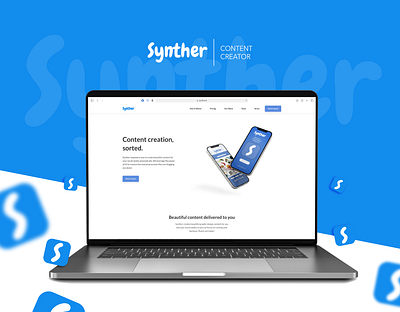 Synther Content Creator branding design dribbble graphic design ios logo mobile photoshop ui