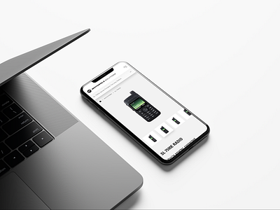 Motorola Solutions Product Detail Page ecommerce mobile pdp ui