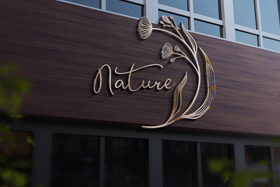 nature logo 3d animation branding design frame freelance graphic design graphicdesign illustration logo motion graphics ui