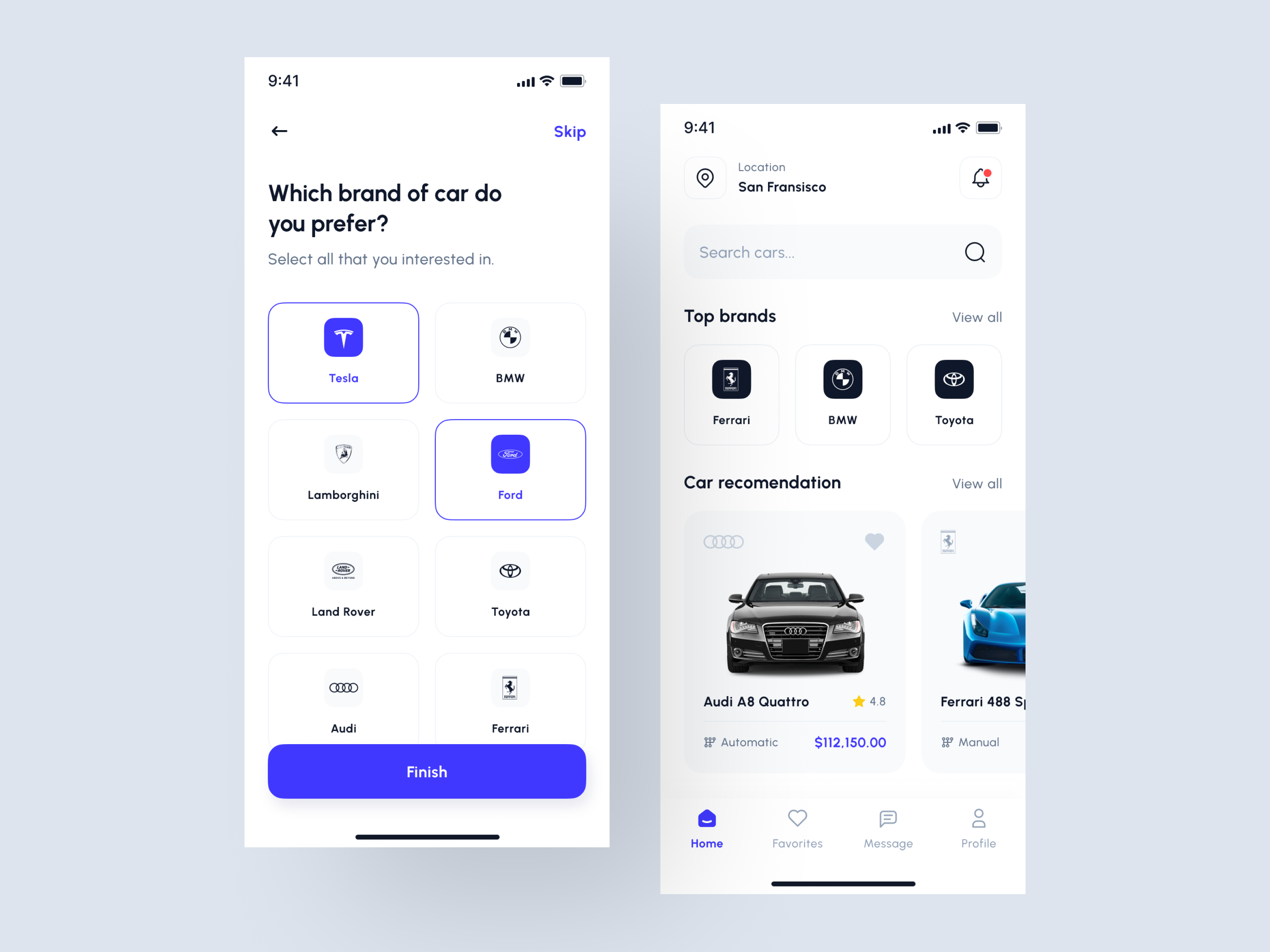 Carline - Car Marketplace App UI Kit by Unpixel Design on Dribbble