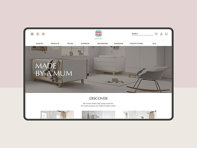 Petite Amélie - For the Nursery and Toddler Room animation design design system interface service ui
