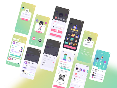 Go Hero! app design illustration ui ux