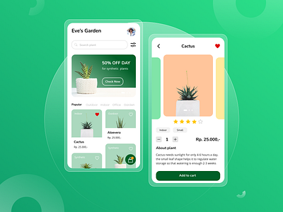 Plant Shop App app design mobile plant plant app plant shop shop app ui uidesign uiux