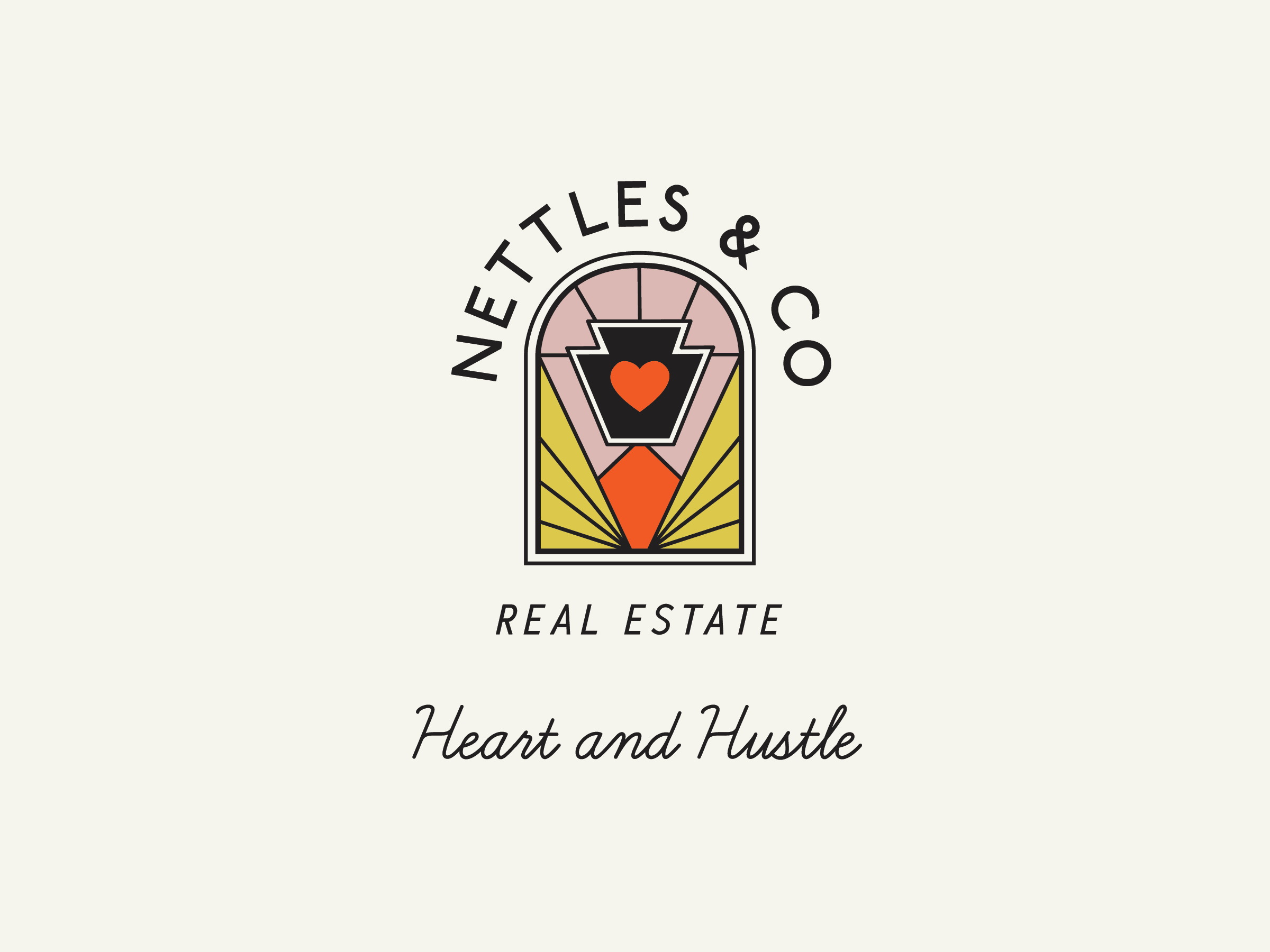 Branding for Nettles & Co Real Estate brand identity branding design graphic design illustration logo typography