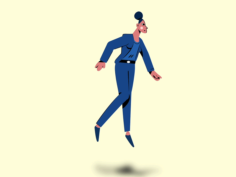 The last Flying Character ? 2d animation aftereffects animation character floating flying illustration logo animation motion graphics