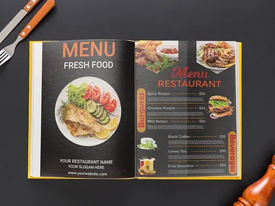 Restaurant Menu Flyer graphic design menu design menu flyer restaurant menu design