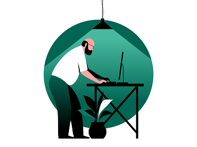 Shot#192 digital flatcolors illustration minimalistic