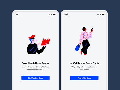 Daily UI #011 app design daily ui empty state illustration minimal ui