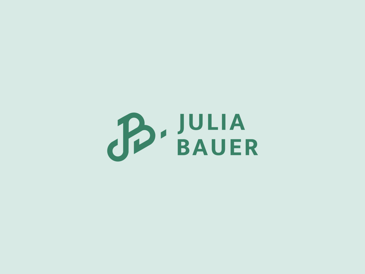 JB Logo and Visual Identity Design branding clean colorful courses design feminine graphic design initials jb letters logo logo design minimal modern personal brand simple tv presenter ui visual identity woman