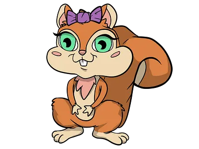 Character Design: Female Squirrel Character Concept