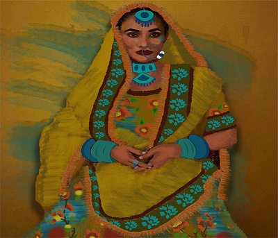 EASTERN BRIDE brushtool easternbride graphic design illustration photoshop