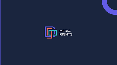 Media Rights Logo brand branding clientwork design graphic design logo logodesign mark