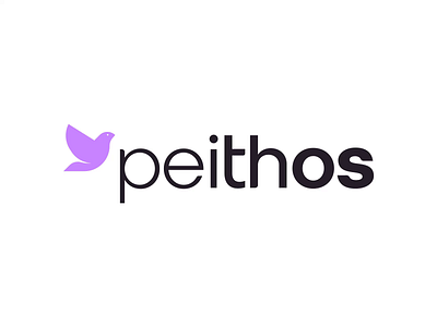 Peithos logo animation. ae after effects animation bird fly gif logo logo animation loop