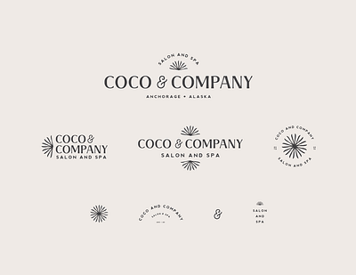Coco & Company branding design illustration logo typography vector