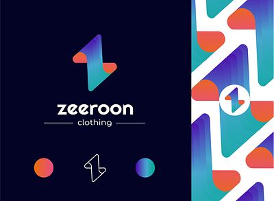 Zeeroom clothing branding clothing design illustrator logo vector