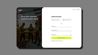 Landing page sign up app branding company design icon illustration landing page logo sign up ui ux vector