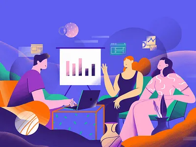 Business consultation 2d 3d animation branding business business consultation character design girl graphic design illustration logo motion graphics ui vector