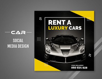 Luxury Car Social media post design template advertisment automobile vehicle automotive automotive banner banner ads branding design car banner luxury car banner prospectus smartwatch banner social banner social media banner images social media design transport banner vehicle automotive