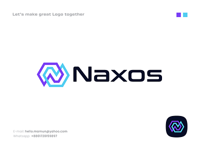 Naxos - Abstract Letter N Logo a b c d e f g h i j k l m n abstract logo brand identity branding creative logo crypto ecommerce letter n lettermark logo designer logo inspiration logodesign logomark mark minimalist logo modern logos monogram o p q r s t u v w x y z symbol unused