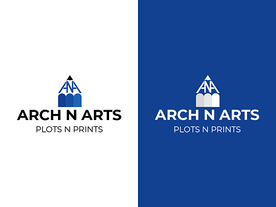 ARCH N ARTS Logo arts logo branding design graphic design icon illustration logo logo design pencil logo