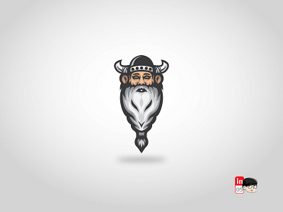 viking logo adobeillustrator branding design designer illustration logo logo 2d vector viking viking logo