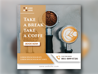 Social Media Post/ Banner banner ads banner design coffee coffee ads coffee banner design coffee shop post design facebook ads instagram post social media ads design social media advertising social media banner social media post design