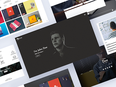 Portfolio HTML Template gallery graphic design html html template personal portfolio portfolio ui web design