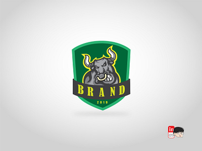 The bull logo adobeillustrator branding bull bull logo design designer illustration logo logo 2d