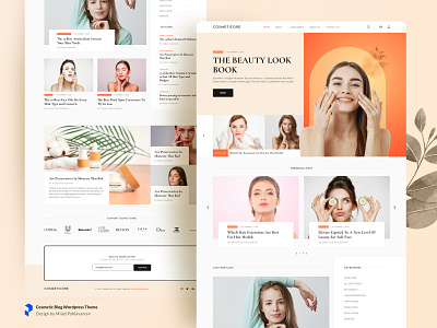 Cosmetic Blog blog blog design cosmetic cosmetic blog graphic design templates themes ui ui designer uiux website design wordpress آرایشی تجربه کاربری رابط کاربری زیبایی طراح رابط کاربری طراحی وبلاگ قالب وردپرس وردپرس