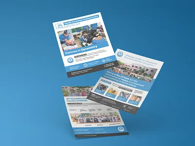 A4 print flyers design for Odia Gandhian NGO Vocational Centre a4 a4 design advertisement advertisement design blue brand design branding clean colourful design flyer flyer design graphic design minimal poster poster design print print advertisement print design social media