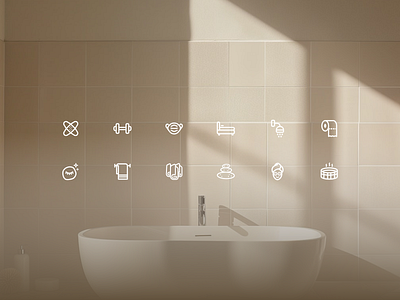 Spa Icon Pack 2 branding design graphic design icon ui vector